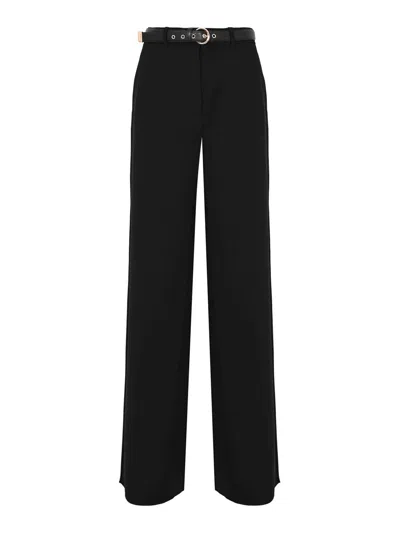 Max Mara Mstamico Cady Trousers With Black Belt