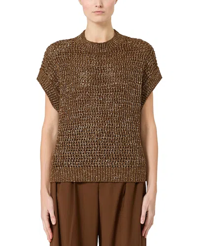 Max Mara Mstarmonia Sweater In Brown