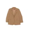 Max Mara Jackets Neutral In Brown
