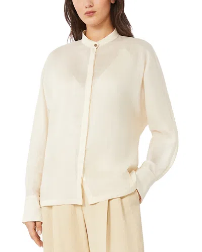 Max Mara Long Sleeve Shirt In Neutral