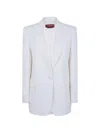 Max Mara Studio "mstbosco" Classic Jacket In White