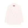 Max Mara Long-sleeved Suit Jacket In Pink