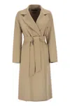 Max Mara Studio Mstcles - Wool, Cashmere And Silk Coat In Neutral