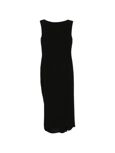 Max Mara Mstdetto Hardware-detail Midi Dress In Black
