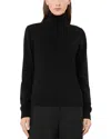 Max Mara Meana Cashmere Turtleneck Sweater In Black