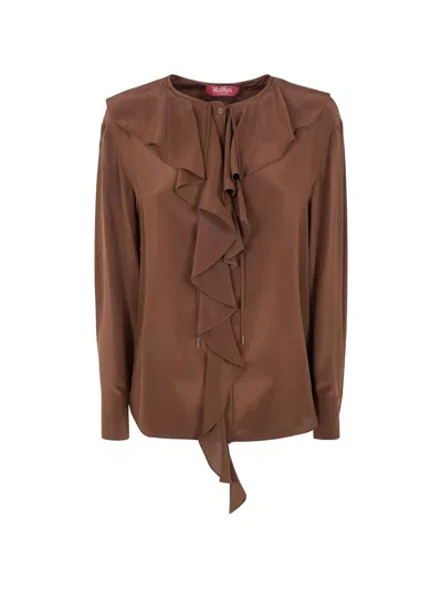 Max Mara "mstepica" Shirt In Brown