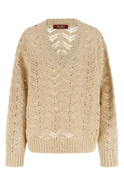Max Mara 'mstfelino' Sweater In Neutral