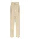 Max Mara Studio Trousers In Neutral