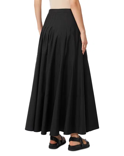 Max Mara Mstopera Poplin Skirt In Black
