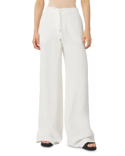 Max Mara Mstpelota Drawstring Pants In White