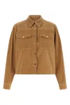 Max Mara Studio Overshirt In Brown