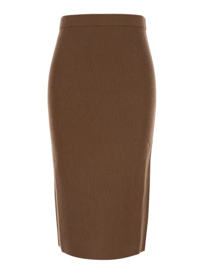 Max Mara Mstzucca Skirt In Brown