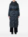 Max Mara Mtcabete Down Jacket In Midnight Blue