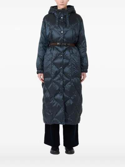 Max Mara Mtcabete Down Jacket In Midnight Blue