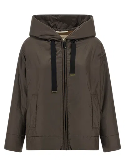 Max Mara Mtcdaria Puffer Jacket In Brown