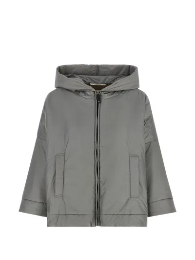 Max Mara Water-repellent Padded Jacket In Gray