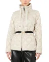 Max Mara Long-sleeved Down Jacket In Neutral