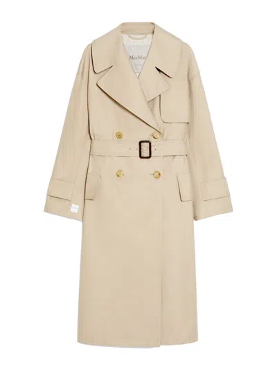 MAX MARA MAX MARA MTRENCH DOUBLE-BREASTED TRENCH COAT IN WATER-REPELLENT TWILL