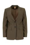 Max Mara Wool Blend Apice Blazer With Front Pockets