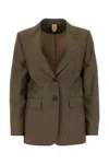 Max Mara Wool Blend Apice Blazer With Front Pockets