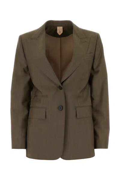 MAX MARA MAX MARA MUD WOOL BLEND APICE BLAZER