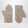 Max Mara Muffole In Teddy Made Of Alpaca And In Neutral