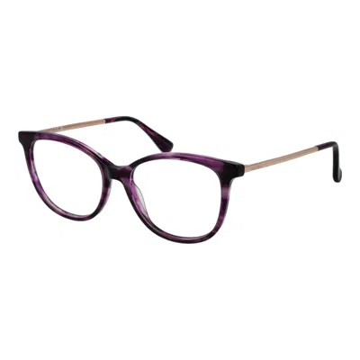 Max Mara Purple Women Optical Frames In Brown