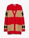 Max Mara Multicolor Valido 1951-motif Striped Cardigan In Multicolor