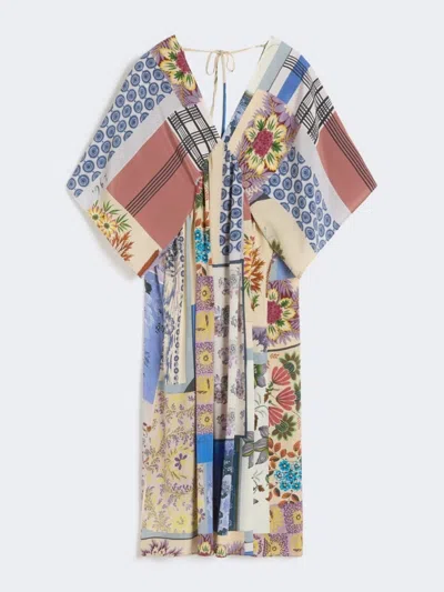 Max Mara Multicolor Woman Printed Silk Dress