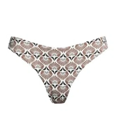 Max Mara Multicolour Bikini Bottoms In Brown