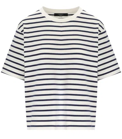 Max Mara Multid Blue Striped T-shirt