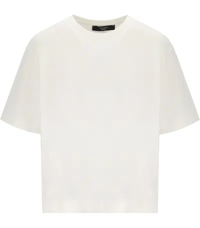 Max Mara Velo Raglan-sleeve T-shirt In White