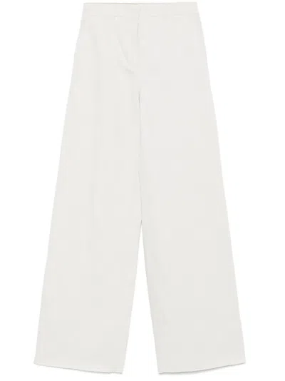 Max Mara Murge Trousers In White