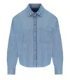 Max Mara Musette Light Blue Shirt In Blue