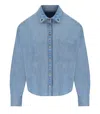 Max Mara Musette Light Blue Shirt In Blue