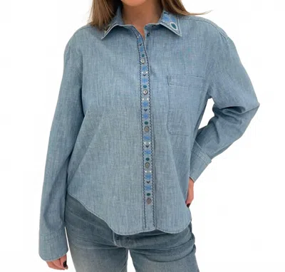 Max Mara Musette Shirt In Navy Light
