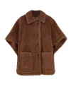 Max Mara Buttoned Pocket Jacket In Brown