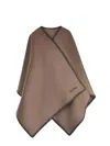 Max Mara "mxacolomba" Cape In Brown