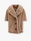Max Mara Mxacorvino4 Alpaca And Cashmere Fur Cape In Brown
