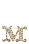 Max Mara Letter Brooch