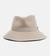 Max Mara Mxalocusta Wool Felt Fedora Hat In Neutral