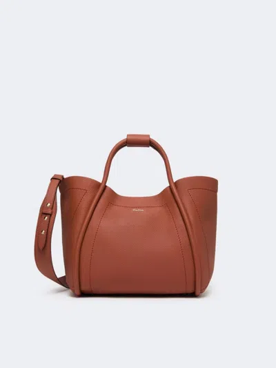 Max Mara Mxamarinesdrum Handbag Bronze In Brown