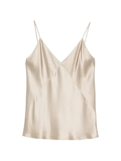 Max Mara Mxebacco V-neck Blouse In Neutral