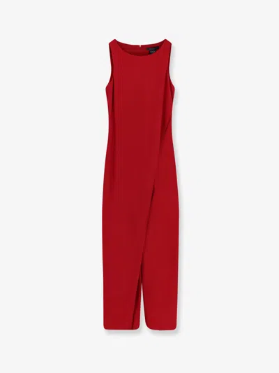 Max Mara Mxebello Viscose Jumpsuit In Red