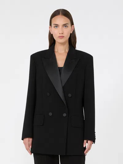 Max Mara Mxegarza Jacket In Black