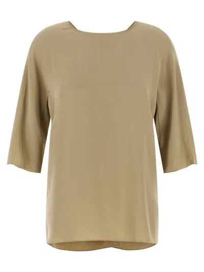 Max Mara Mxegattini Shirt And Blouse Beige In Brown