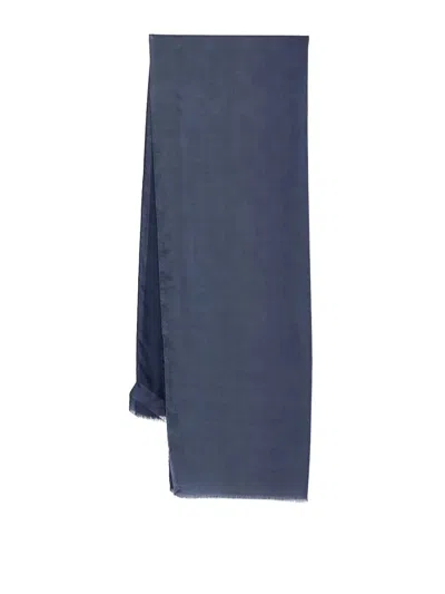 Max Mara Mxgennaio Midnight Blue Stole-scarf-cape