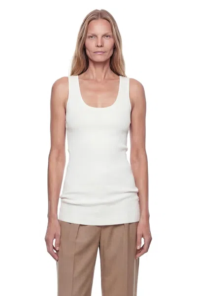 Max Mara Mxm Ghiro Tank Top In White