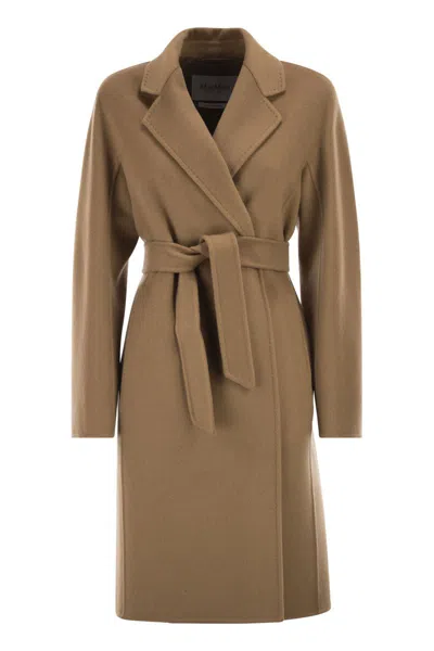 Max Mara Mxmaceri - Cashmere Dressing Gown Coat In Brown