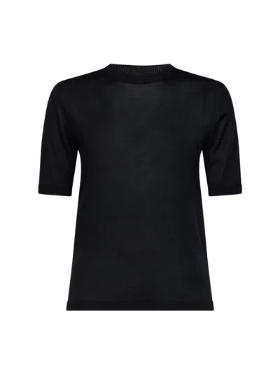 Max Mara Mxmaceti Sweater In Navy